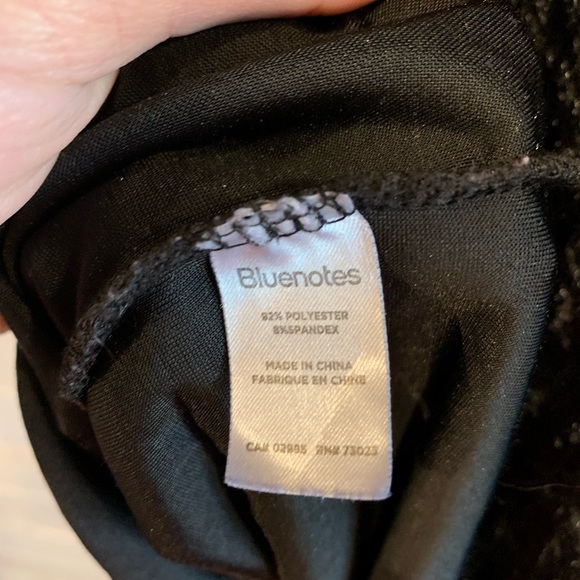 Bluenotes | Black Velvet Dress - Picture 5 of 5